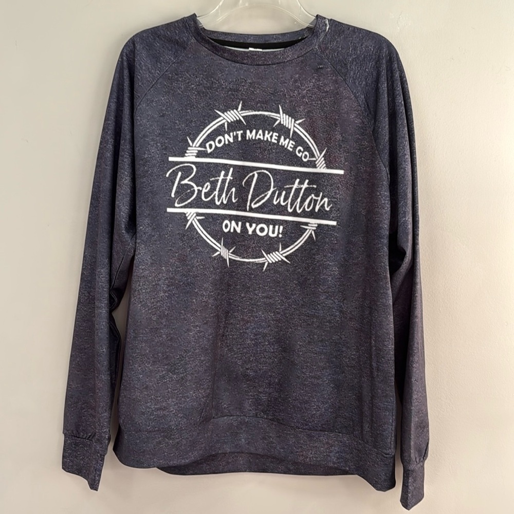 *NEW* Yellowstone's Beth Dutton Ladies Crew Neck Shirt - Size L